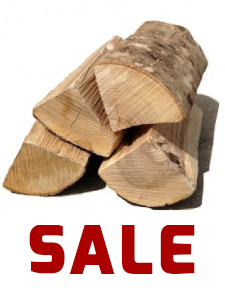 Netted Hardwood logs